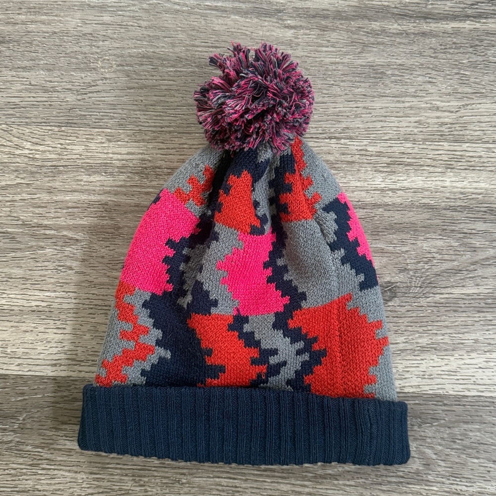 Patagonia Multicolor Knit Pom-Pom Hat - Picture 2 of 4